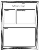 Editable Blueprint Design and Planning Sheet STEM/STEAM