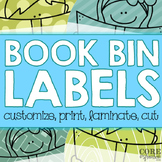 Editable Book Bin Labels