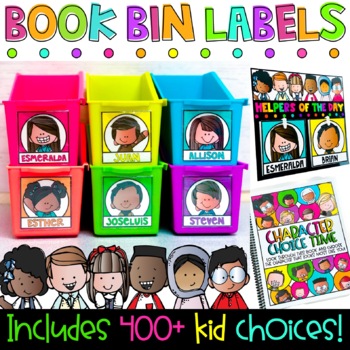 Book Bin Labels | Editable Name Tags | Target Adhesive Labels
