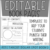 Editable Book Pages