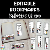 Editable Bookmarks- Kidlettes Edition: Back to School/Stud