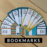 Editable Bookmarks Travel Theme