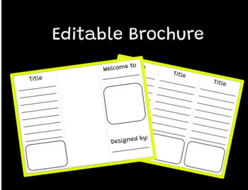 Preview of Editable Brochure