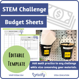 Editable Budget Sheet for Engineering Design Challenges