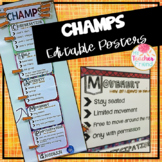 Editable CHAMPS Behavior Strategy Posters