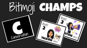 Preview of Editable CHAMPS Poster - Classroom Management Flip Chart - GOOGLE Slides