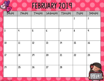 Editable Calendar Pack by Lucky to Be in First by Molly Lynch | TpT