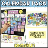 Editable Calendar Pack | Editable Classroom Calendar | Bri