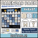 Editable Calendar Pack | Editable Classroom Calendar | Oce