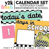 Editable Calendar Set for Pocket Chart or Flip Calendar in