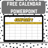 Editable Calendar Template!