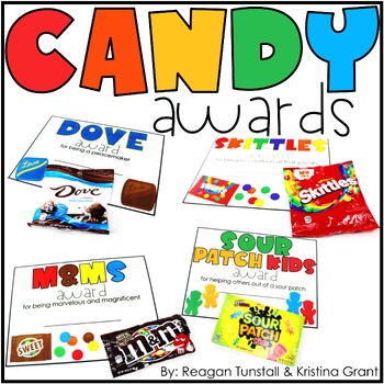 Preview of Editable Candy Awards End of Year Awards