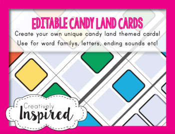 candyland cards printable
