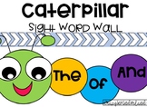 Editable Caterpillar Sight Word Wall