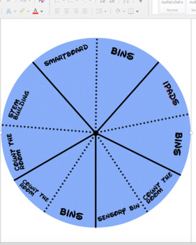 Preview of Editable Center Wheels