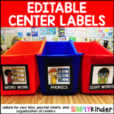 Editable Centers Cards
