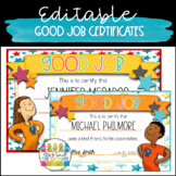 Editable Certificate | Good Job