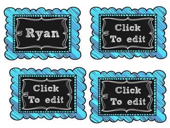 editable chalkboard labels and clipchart freebie by ann sielaff tpt