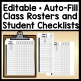 Editable Class List Templates {Auto-Fill and Alphabetical 
