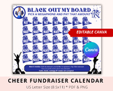 Editable Cheer School Donation, Pick a Date, Fundraiser Ca