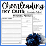 Cheerleading Tryouts Score Sheets and Editable Packet