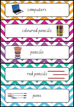 Preview of Editable Chevron Labels