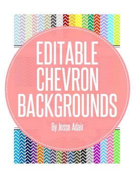Preview of Editable Chevron Backgrounds