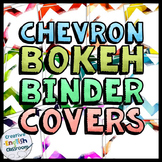 Editable Chevron Binder Covers and Spines with Bokeh