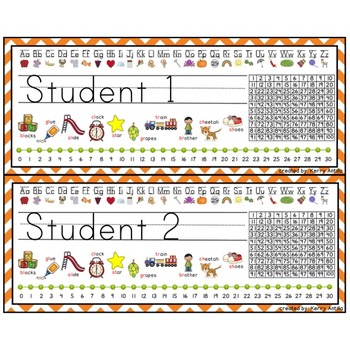 Printable Chevron Name s Worksheets Teachers Pay Teachers