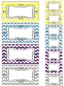 Chevron Teacher Toolbox and Drawer Labels {Editable} by A Love for Teaching