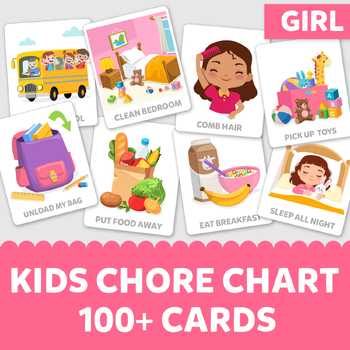 Preview of Editable Chore Chart Printable  Routine Cards Kids Reward Chart Daily Routine