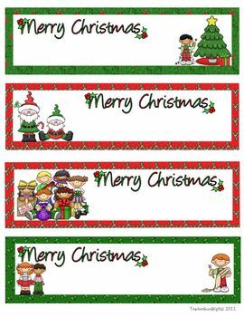 Editable Christmas Bookmarks for Student Gifts by Teacher Gone Digital