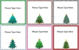 Editable Christmas Gift Tags - Christmas Tree Template - N