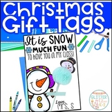 Editable Christmas Gift Tags-Freebie!
