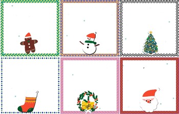Editable Christmas Gift Tags - New year - Christmas Tree Template - Name  Tags