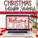 Editable Christmas Presentation For Google Slides™ and Pow