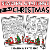 Editable Christmas Reading Challenge - December Book Log