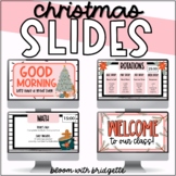 Editable Christmas Slide Templates with Timers