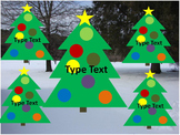 Editable Christmas Tree Labels for your Classroom and Home!