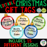 Editable Christmas gift tags Ornament