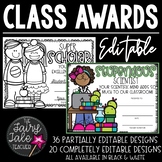 Editable Awards and Certificates