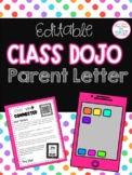Editable Class Dojo Parent Letter