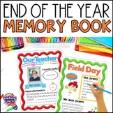 Editable Class Memory Book End of the Year Activity - Prin