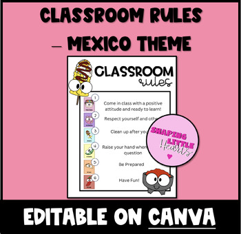 Preview of Editable Class Rules - Mexico Theme