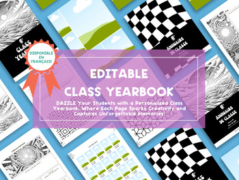 Preview of Editable Class Yearbook