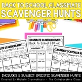 Getting to Know You Activity - Classmate Scavenger Hunt {E