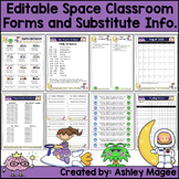 Editable Classroom Forms and Substitute Information Space 