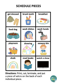 Editable Classroom & Home Daily Visual Schedule | PECS | Prek-5th grade ...