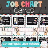 Editable Classroom Jobs Cards