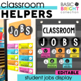 Classroom Jobs Chart Editable with Job Application